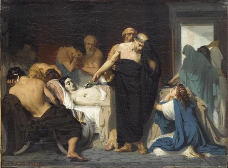 Ericles sul letto di morte di suo figlio - Scuola di Belle Arti, Parigi